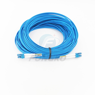 3m LC/UPC-LC/UPC διπλό μπλε σκοινί μπαλωμάτων οπτικών ινών θωρακισμένο με το σακάκι Lszh